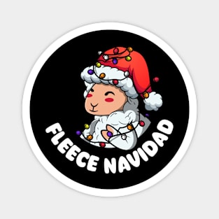 Fleece Navidad Funny Christmas (on dark colors) Magnet